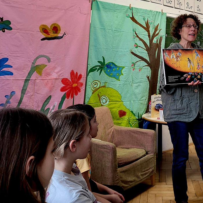 Obisk pisateljice, ilustratorke in pravljičarke Alenke Spacal