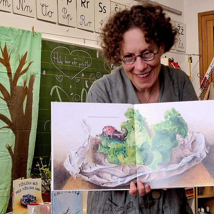 Obisk pisateljice, ilustratorke in pravljičarke Alenke Spacal