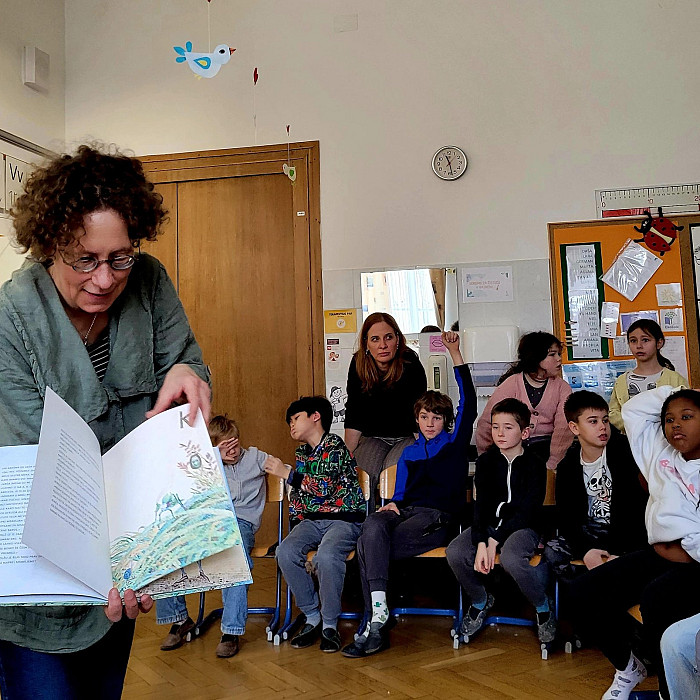 Obisk pisateljice, ilustratorke in pravljičarke Alenke Spacal