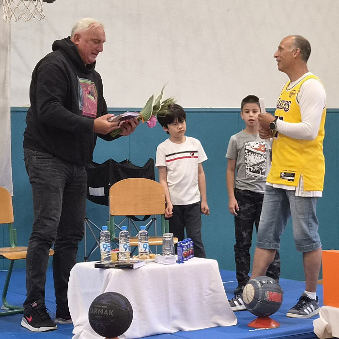 Zaključek športne bralne značke s Sašo Dončićem
