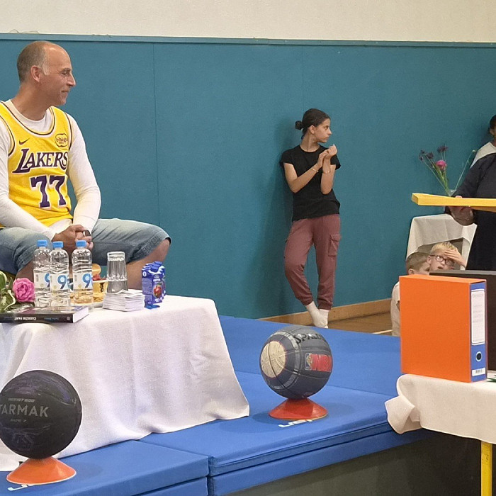 Zaključek športne bralne značke s Sašo Dončićem