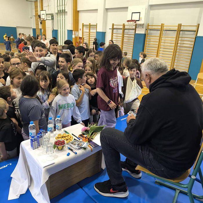 Zaključek športne bralne značke s Sašo Dončićem