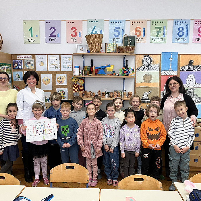 Obisk zobozdravnice v 1. b razredu
